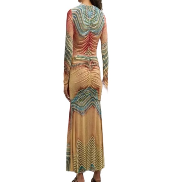 ULLA JOHNSON Alyssa Midi Skirt In Crystal Opal, size S, NWT, $390 - Picture 8 of 12